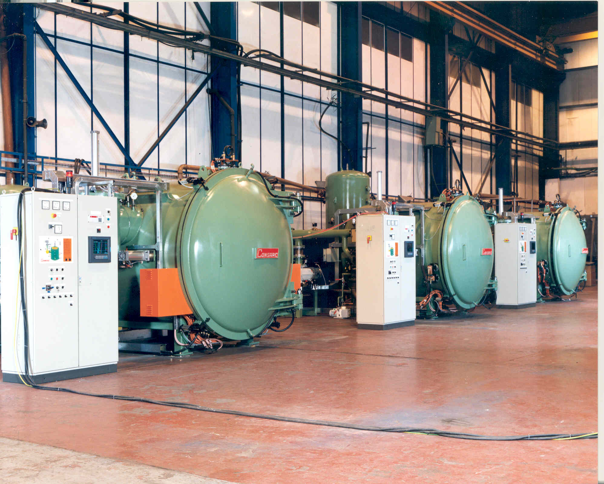 Consarc Horizontal Vacuum Heat Treatment Furnaces